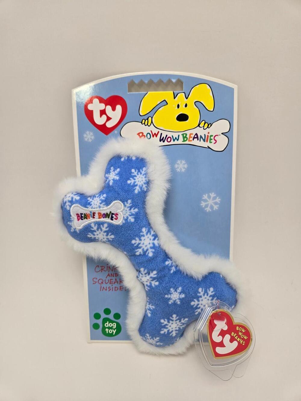 Ty Bow Wow Beanie Bone the Snowflake Bone ! (5 inch)